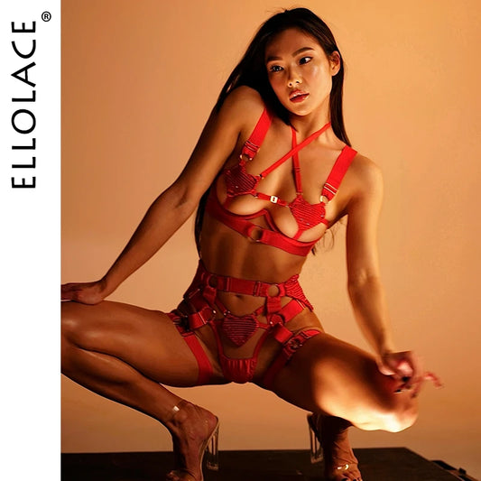 Lover's Heart Sequin Sexy Lingerie Set