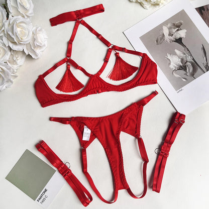 Sexy tassel lingerie set